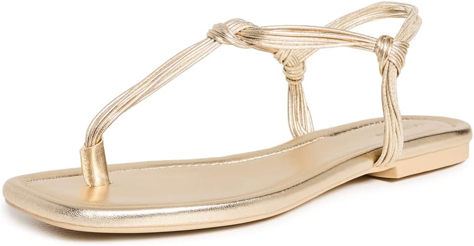 Vince Women's Deja Sandals, Champagne, Gold, 9 Medium US