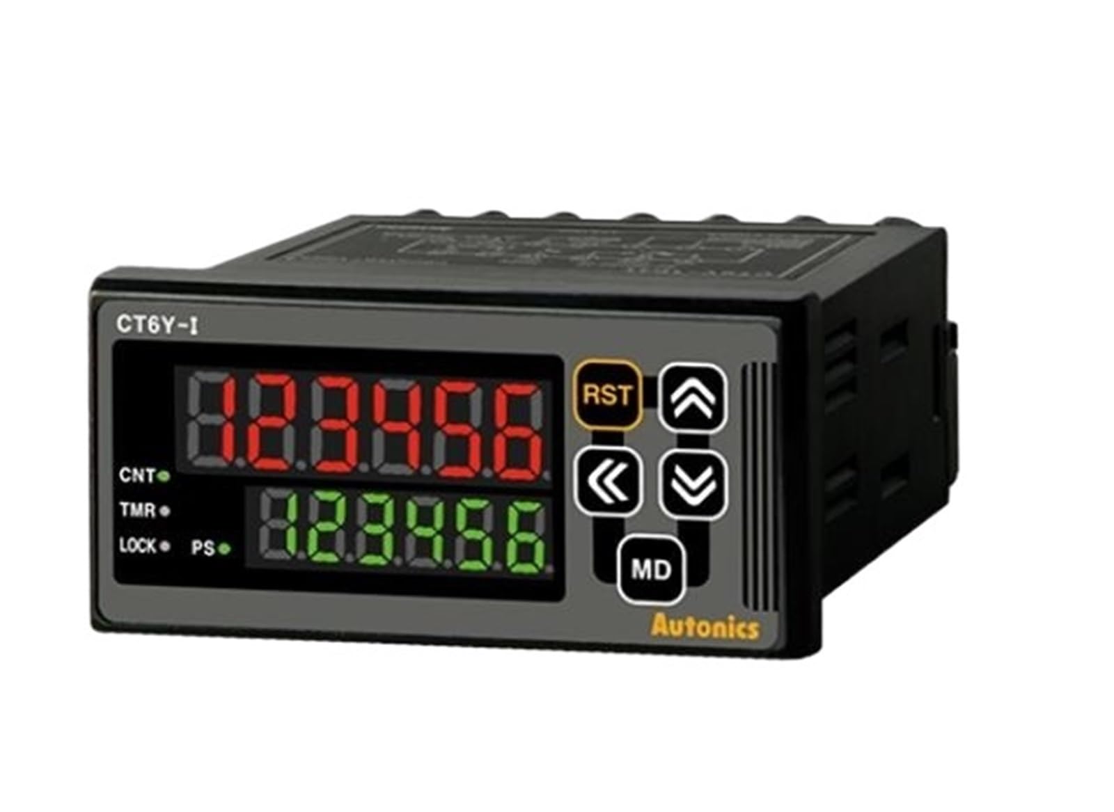 BHBHCPZGR CT6Y-I4 Counter/Timer, W72xH36mm, 6-Digit, LED, Indicator Only, PNP or NPN Input, 100-240 VAC BHBHCPZGR