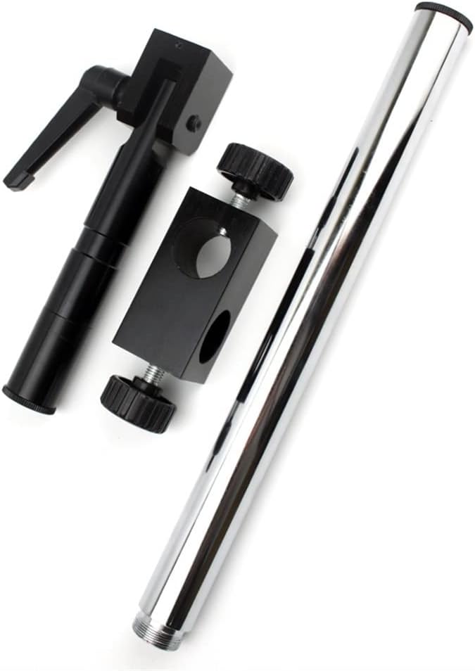 Microscope Accessories Kit 25mm Stereo Microscope Universal Bracket Stand Arms 360 Degree Rotating for Binocular Trinocular Microscope- Microscope Stages & Stands Accessories Microscope Slides