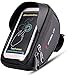 Produktbild Fahrrad Rahmen Tasche Wasserdicht Radfahren Front Pouch Touchscreen Fahrrad Top Rohr Touchscreen Sonnenblende Telefon Speicher Halter Große Kapazität (Schwarz)