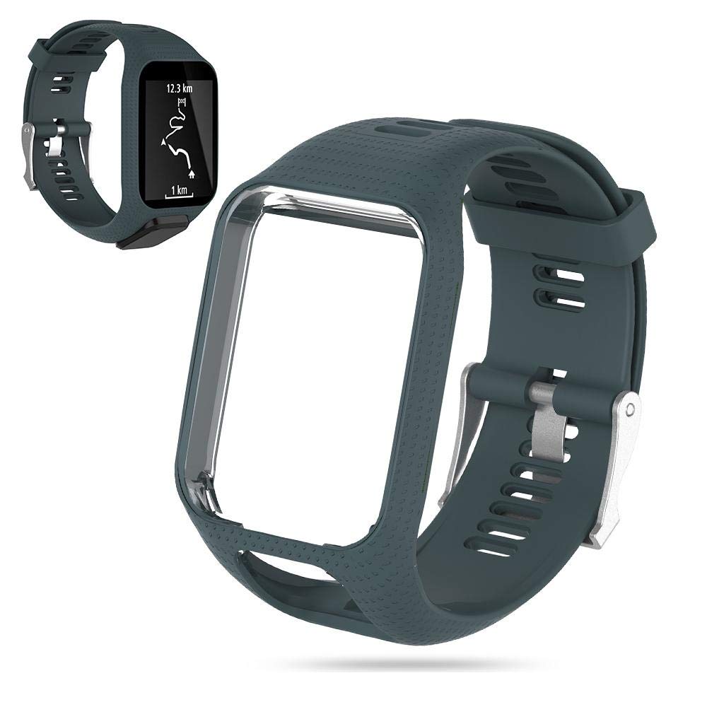 Perfuw Compatible With Tom Tom Watch Straps Soft Silicone Watch