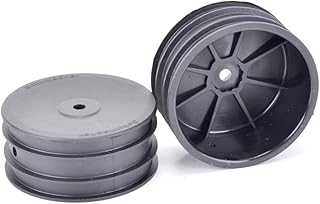 Schumacher Racing U4495 Wheel; Hex Front - Black - 4wd - pr