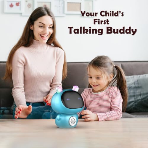 Image of Storybot | Robot Toy for Babies, Toddlers & Kids | USB Rechargeable Type-C & In-built Music | Popular Bedtime Stories, Rhymes & Songs | Best Gift for Boys & Girls 6+ Months (Sky Blue)