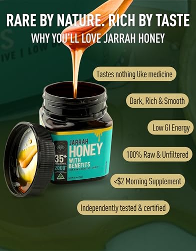Raw Jarrah Honey TA35+ MGO 2000+ 8.8oz miniatura 3