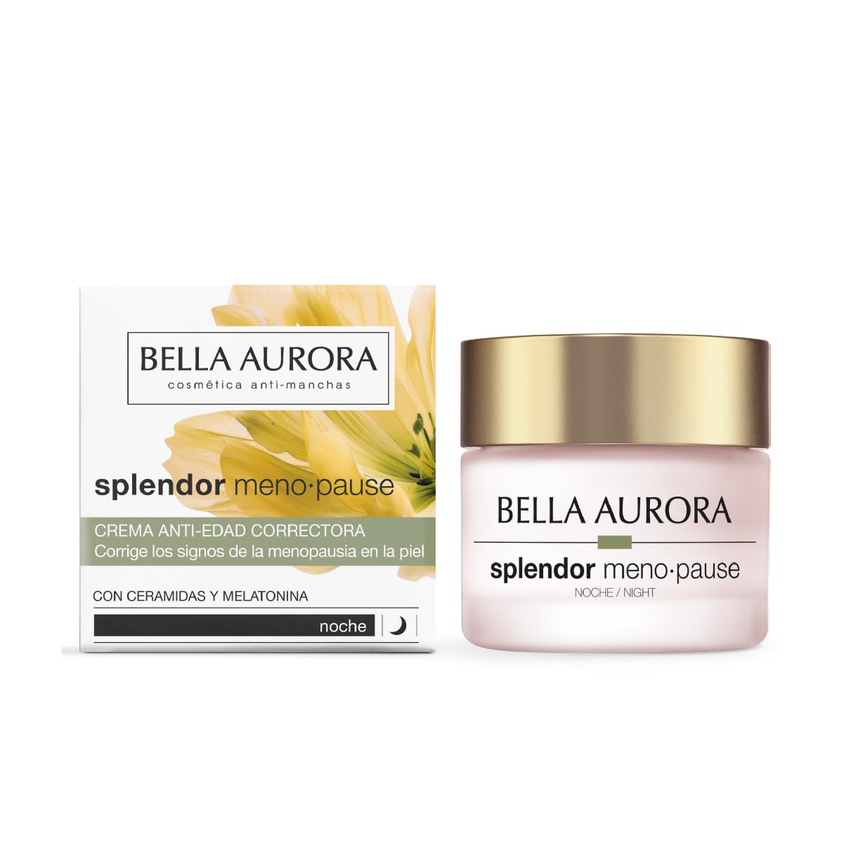 Bella Aurora Splendor Nachtcreme – Korrekturcreme für reife Haut mit Ceramiden und Melatonin