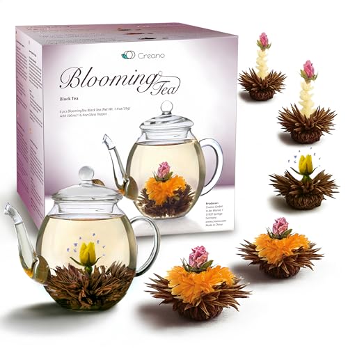 Creano Coffret Cadeau Fleurs de Thé Noirs 6 pcs...