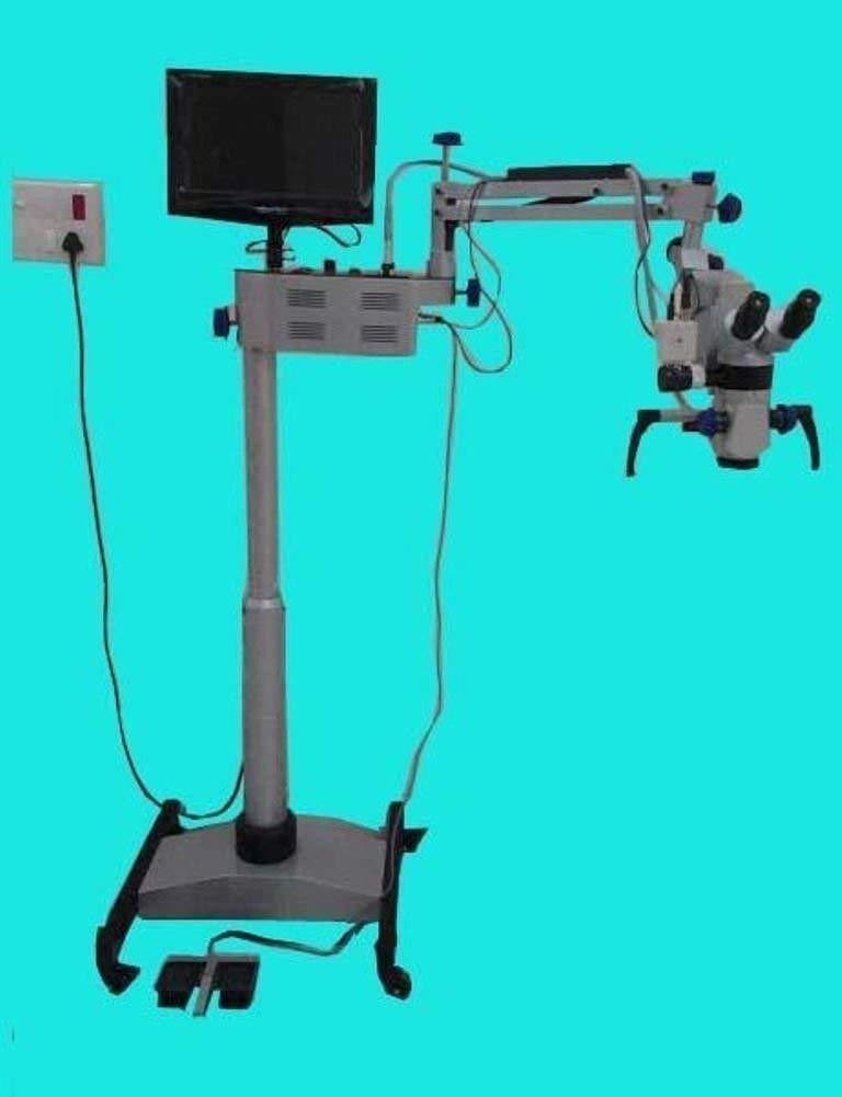 GLAB INDIA Science & Surgical Dental Microscope Five Step Lcd, Camera, Motorized,IMPORTED LENS FREE INSTALATION-image-4