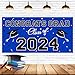 2024 Graduation Party Plastic Backdrop - 65