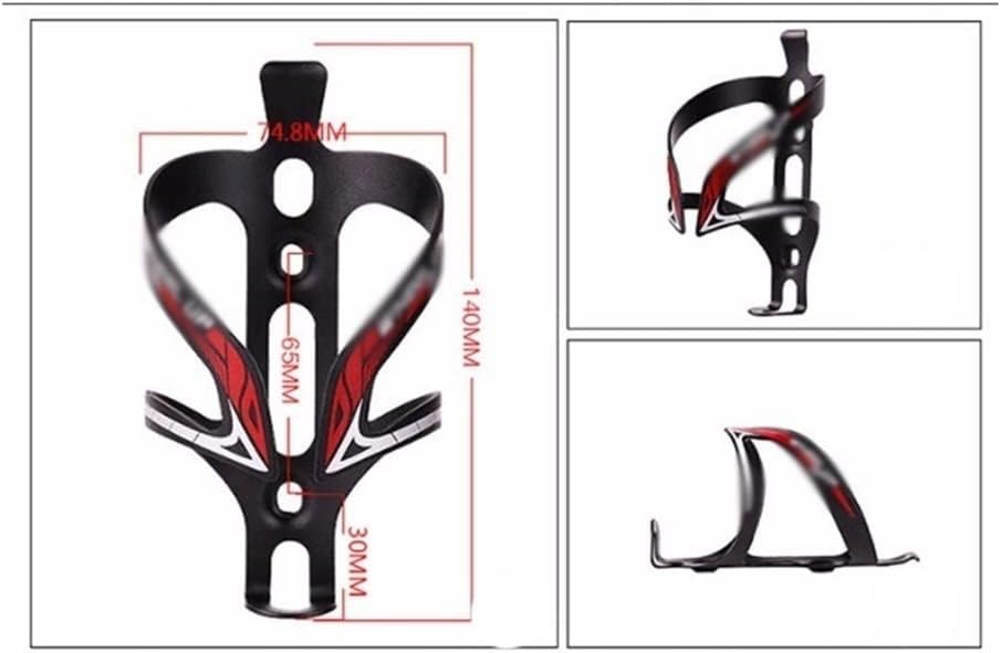 Water Bottle Cages, Basic MTB Bike Bottle Holder Adjustable Bicycle Alloy Aluminum Lightweight Water Bottle Holder Cages Brackets (Color : A)