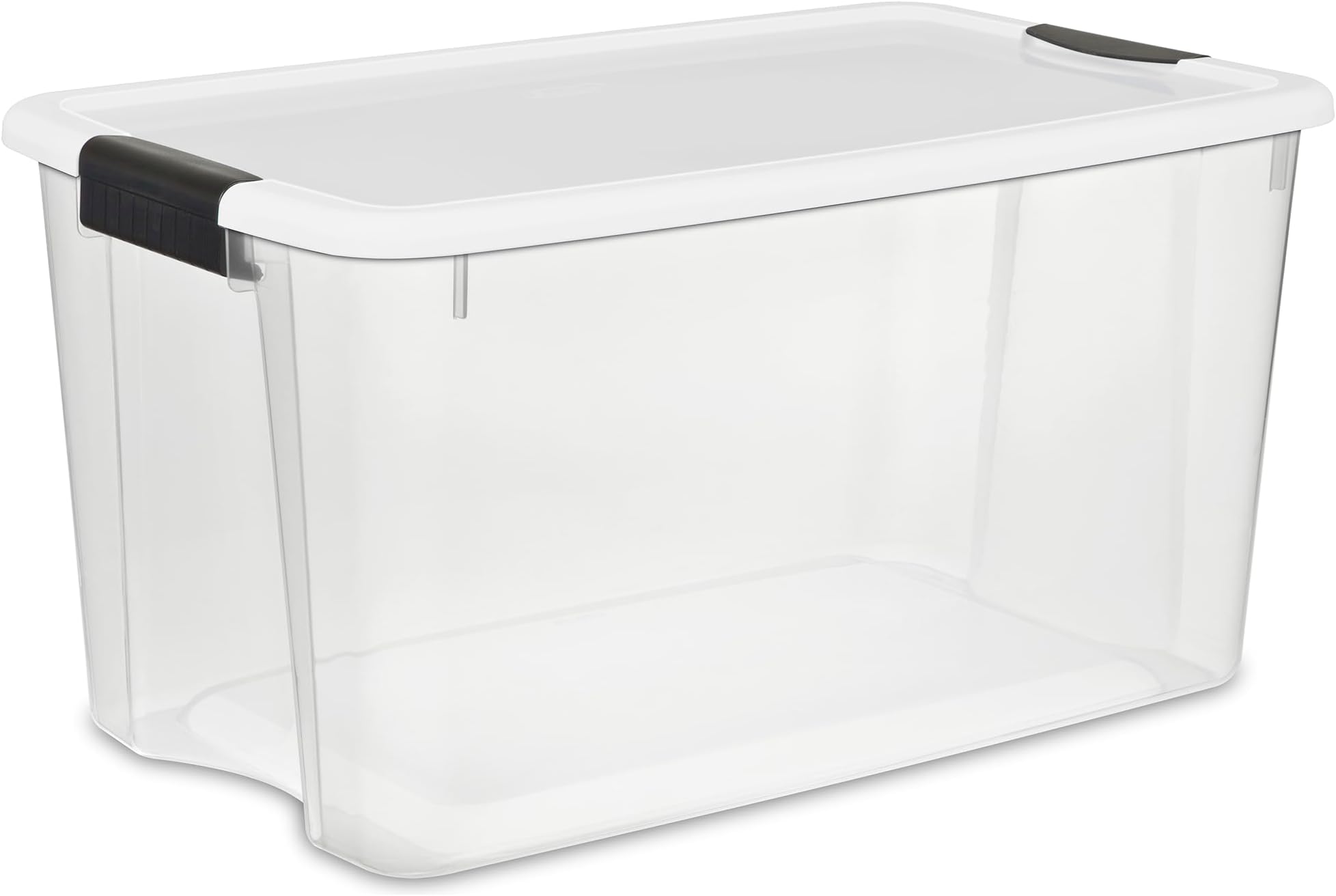 Sterilite Ultra Latch Box with Lids for Home and Office, 70 Quart, 4-Pack