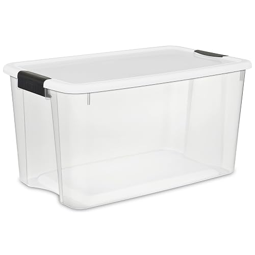 Sterilite Ultra Latch Box with Lids for Home and Office,