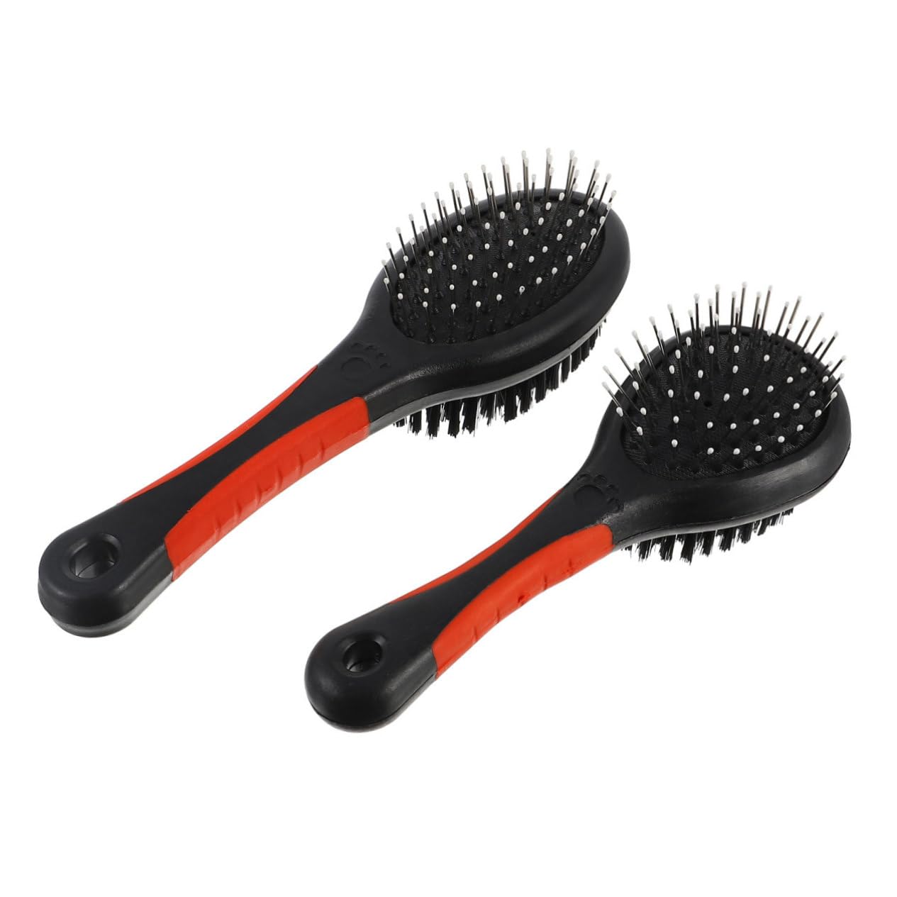 BCOATH 2Pcs Pet Grooming Brush Double Sided Cat Comb for Dogs Cats Tool with for Removing Loose Hair and Dirt Durable Pet