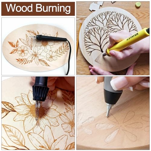 5 pezzi fette di legno rotonde,20cm/30cm Cerchio