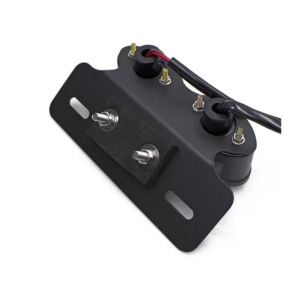 Fanale Posteriore Accessori per luce freno posteriore Moto universale modificata con supporto per targa a LED per fanale sterzo per moto