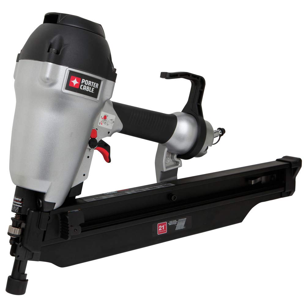 PORTER CABLE FR350BR 22-Degree Full Round Head Framing Nailer Kit, 3-1/2in (Renewed)