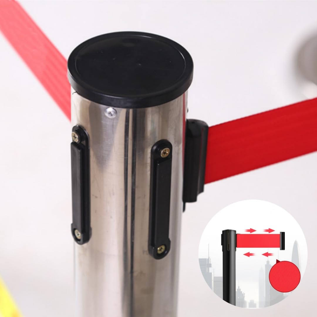 Amazon | JIALAGESA ベルトパーテーション ブラックポール ポール