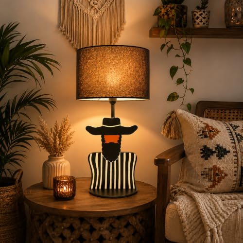 Image of THE GRANDEUR Vintage Gentleman Artistic Table Lamp, 41 cm
