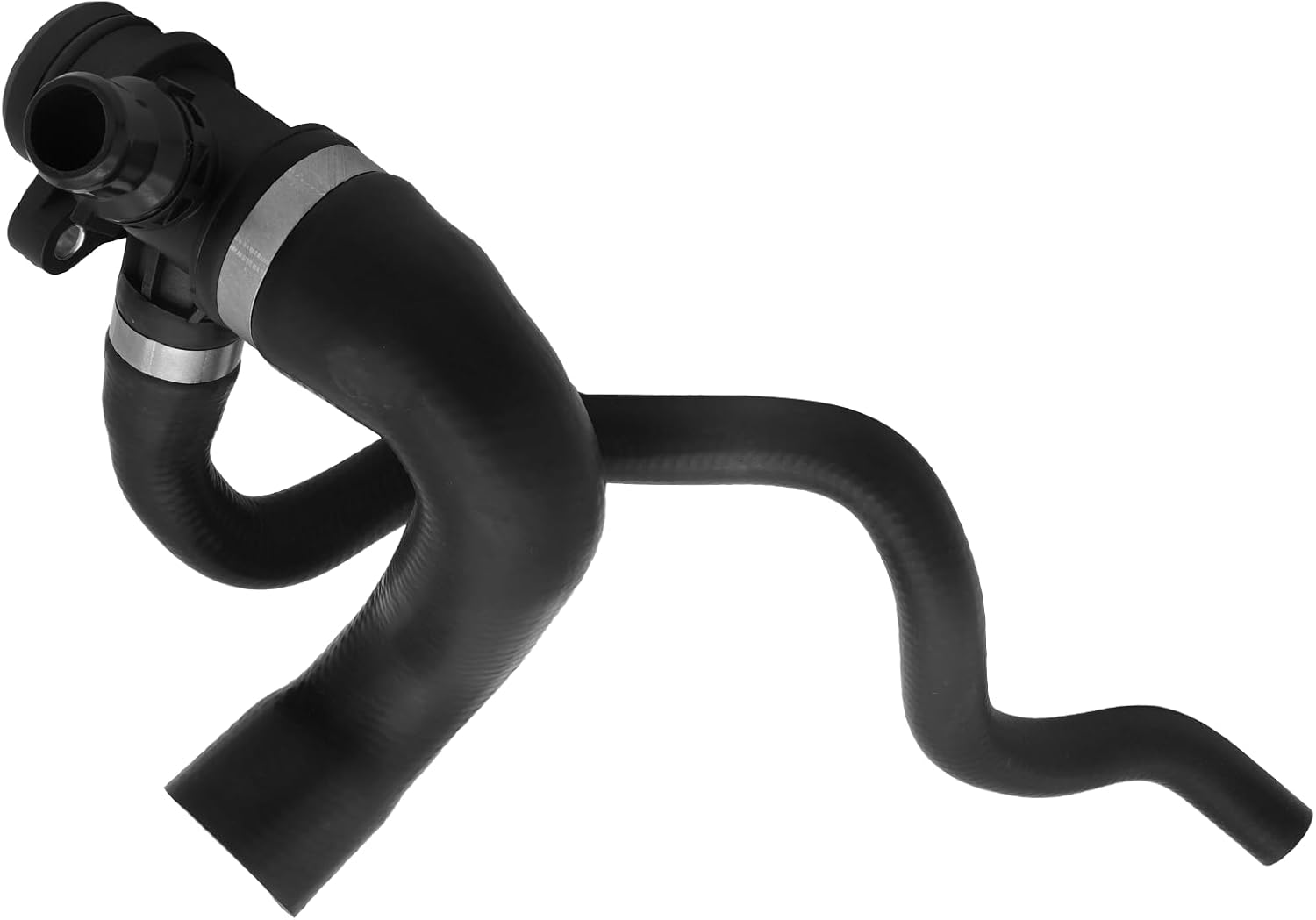 11537639997 Radiator Coolant Hose for BMW 328i 2012-2016 428i 2014-2016 Water Hose Engine Water Pump Inlet Hose Rubber Black 1 Pcs