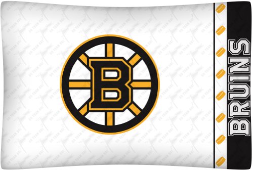 NHL Boston Bruins Micro Fiber Pillow Case Logo