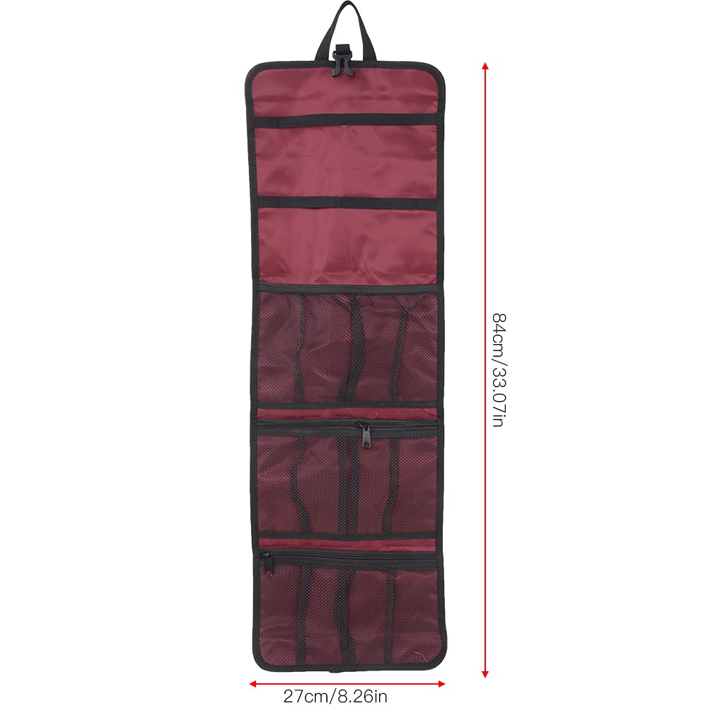 Sonew Bolsa de Almacenamiento de Equipo de Escalada de Nailon Rojo Versátil con Bolsa Colgante Rápida para Exteriores