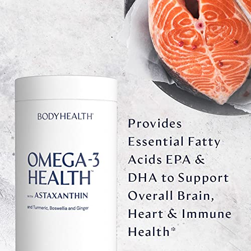 Bodyhealth Omega 3 Health (120 Soft Gels), Fish Oil Supplement, Heart Health, Brain Health, Fish Oil Pills, Omega 3 Fatty Acid Supplements, Omega 3 Fish Oil Vitamins, 2 Month Supply #TOP3