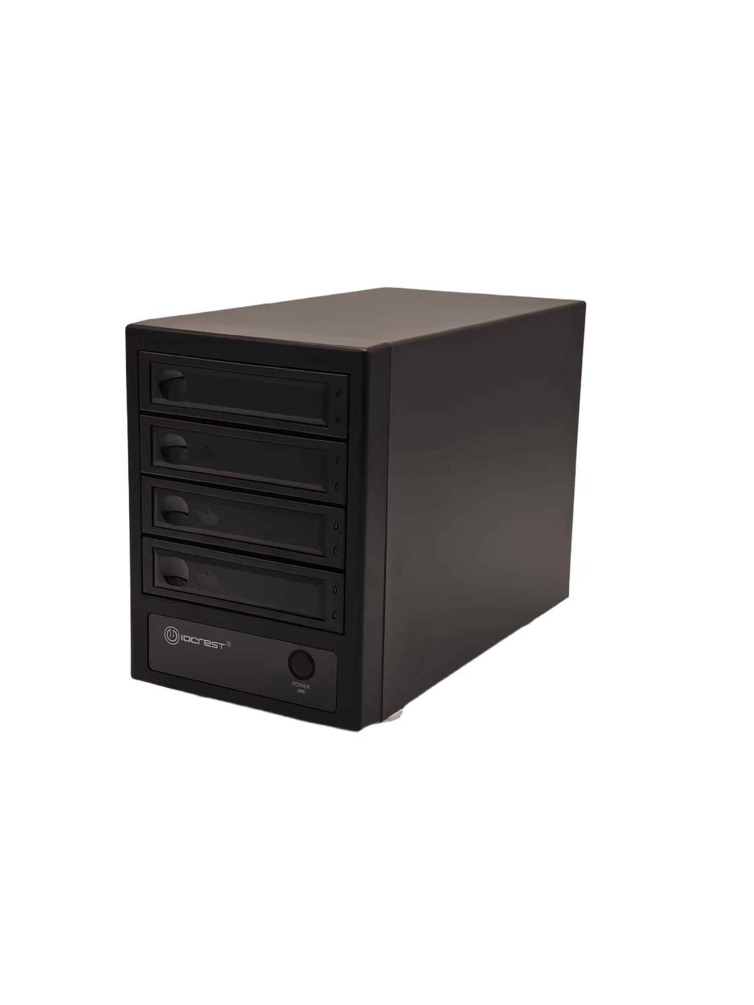Boîtier de disque dur externe USB 4.0 (40 Gbit/s) de type C 4 baies 2,5" et 3,5" SATA HDD/SSD, baie rétractable sans outil, prend en charge le remplacement à chaud, capacité totale de 120 To, non RAID