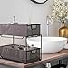 Deco Brothers 2 Tier Bathroom Storage Organizer with Pull-Out Drawer, Bronze