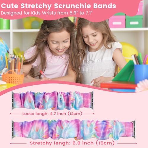 sylacor Scrunchie Bands Compatible with Kids Apple Watch Band, 3Pack by sylacor - Used condition - Image 2