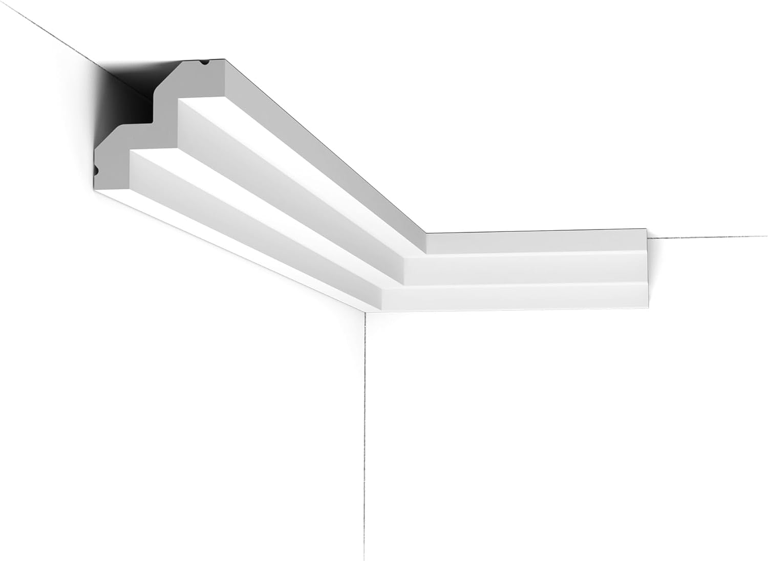 Orac Decor C602 | Purotouch High Density Polyurethane Crown Moulding | Primed White | Face: 2-7/8", Length: 78" | Pack of 3