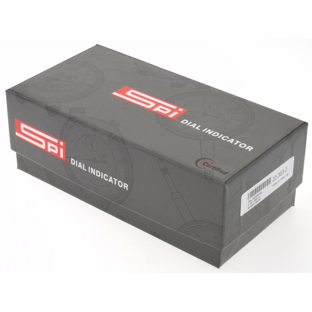SPI 22-303-2 Deluxe AGD2 Dial Drop Indicator with Revolution Counter: 0-10 Reading, 0 to 0.05" Range