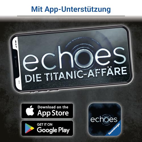 Ravensburger 24698 Echoes Die Titanic-Affäre - Audio Mystery Spiel ab 14 Jahren, Erlebnis-Spiel