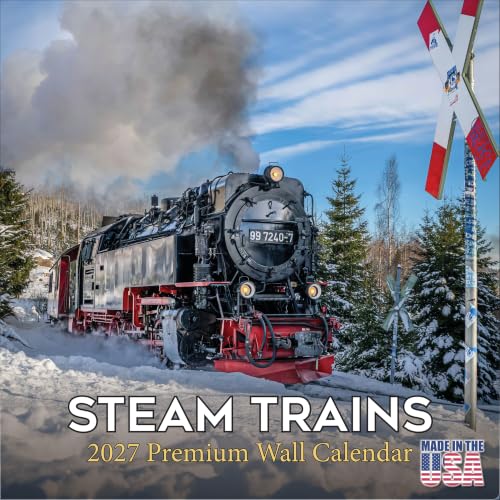 Steam Train Wall Calendar