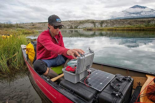 Voltaic Systems 17 Watt Rapid Solar Panel Charger For Laptops (Including Macbooks With An Adapter) | Includes A Battery Pack (Power Bank) - Charcoal #TOP2