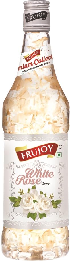 Frujoy While Rose Syrup 750ml | For Fruit Mocktail | Cocktail | Gulab Sharbat | Falooda | RoseMilk | Baking Essentials (B0CXTKJ6JT) Amazon Price History, Amazon Price Tracker