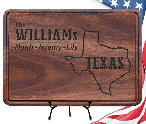 Tabla de cortar personalizada 7th Hill, rectangular, 14 x 10 x 0.6 cm, madera Acacia, Bamboo, Beech, Walnut
