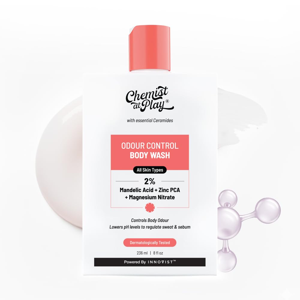 Chemist At Play Odour Control Body Wash| Controls Body Odour| Long Lasting Freshness | Regulates sweat & sebum| 236ml-image-36