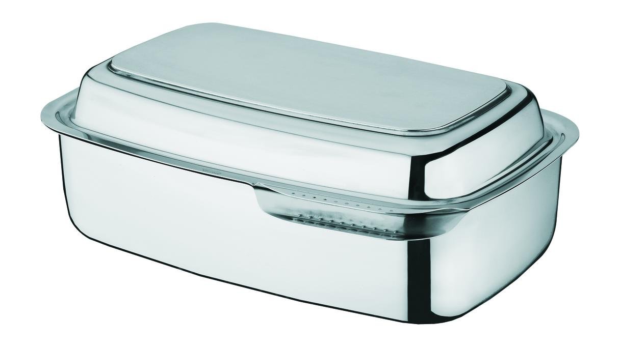 Fissler FL02072536000 faitout inox grand plat à rôtir et mijoter au four