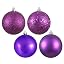 Plum Shiny, Matte, Glitter, Sequin