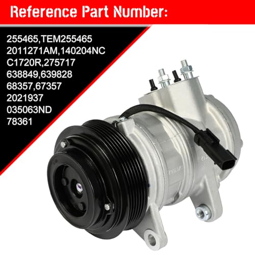 Image of CCIYU A /C Compressor with Clutch for Chrysler Aspen 4.7L 2007