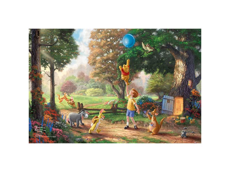 Flagology.com, Thomas Kinkade Disney Winnie The Pooh II Doormat - 18" x 30", Outdoor/Indoor, Heavy Duty Recycled Rubber, Non-Slip Backing, Doormat