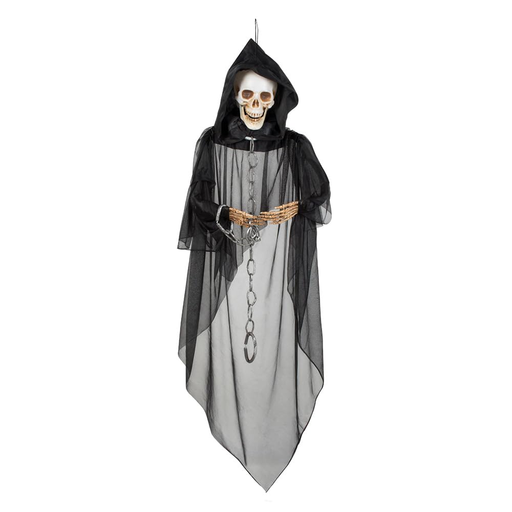Boland - Dekoracja Halloween Skull Ghost, 150 cm