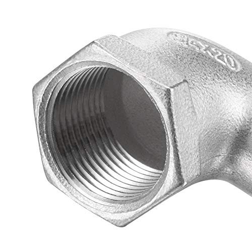 Raccord coude cannelé 20 mm en acier inoxydable 304 durable