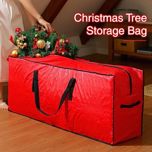 Sac de rangement sapin de Noël 2,3 m robuste pour décoration et cave - 4