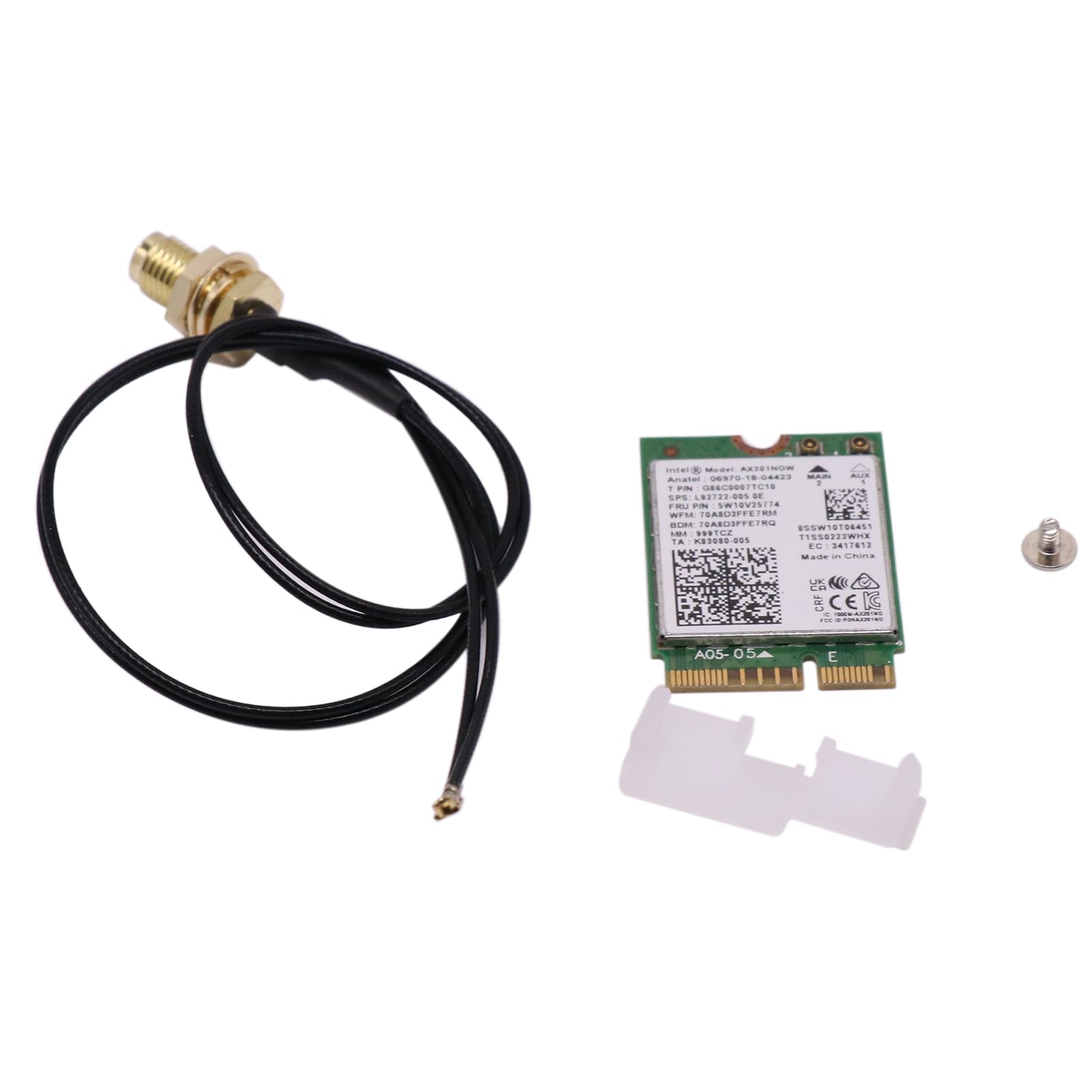 BestParts Kit de cable de antena inalámbrica para tarjeta WiFi de repuesto para HP Elite mini 600 800 G8 G9 DM AX201NGW