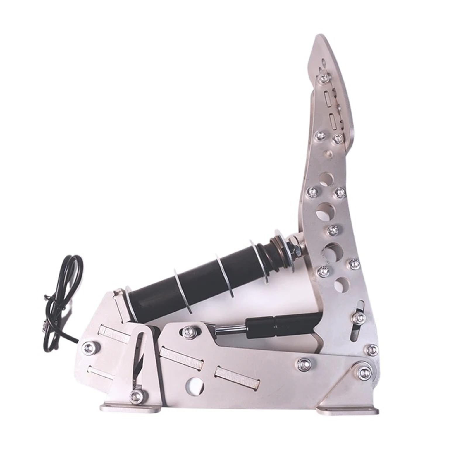 Compatibile Con 3 Pedali Sim Racing Cella Di Carico Idraulica PC Racing Rig | Struttura cella carico idraulica, sensazione naturale per giochi corsa PC(Three pedals 80)