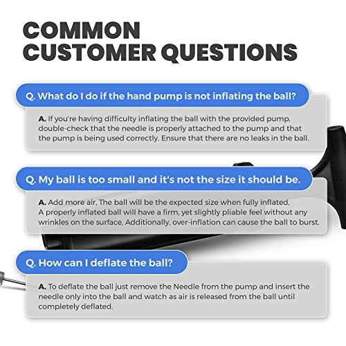 Sports Balls With Hand Pump For Kids - (Pack Of 4) 6-Inch Diameter Rubber Sport Ball Toy Set Includes Football, Soccer Ball, Basketball And Playground For Fun Outdoors And Backyard #TOP5