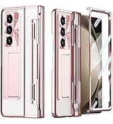 Miimall Klar Hülle Kompatibel mit Samsung Galaxy Z Fold 5 Hülle mit Displayschutz Kameraschutz, [...