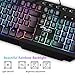 immagine 4BAKTH Tastiera e Mouse da Gioco, Colore da Arcobaleno LED Retroilluminato Cablata USB Gaming Tastiera e Mouse per PC Videogiochi Gamer o Lavoro