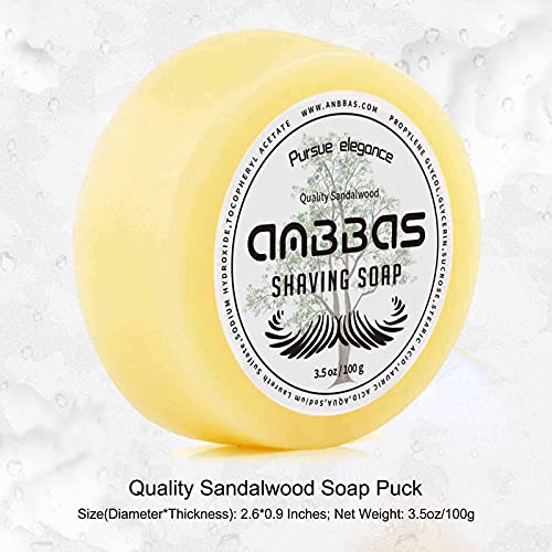 Anbbas Badger Hair Shaving Brush With 100G Shaving Soap Bar And Upgrade Lathering Way-Pop Mug A5 Melamine,Foaming Set For Men Wet Shave,Women Girls Hair Removal #TOP5