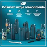 ION8 Butelka dla Dzieci, 350 ml/12 oz, Szczelna, Łatwa do Otwarcia, Bezpieczny Zamek, Można Myć w Zmywarce, Bez BPA, Uchwyt do Przenoszenia, Łatwa do Czyszczenia, Bezwonny, Podróż Kosmiczna